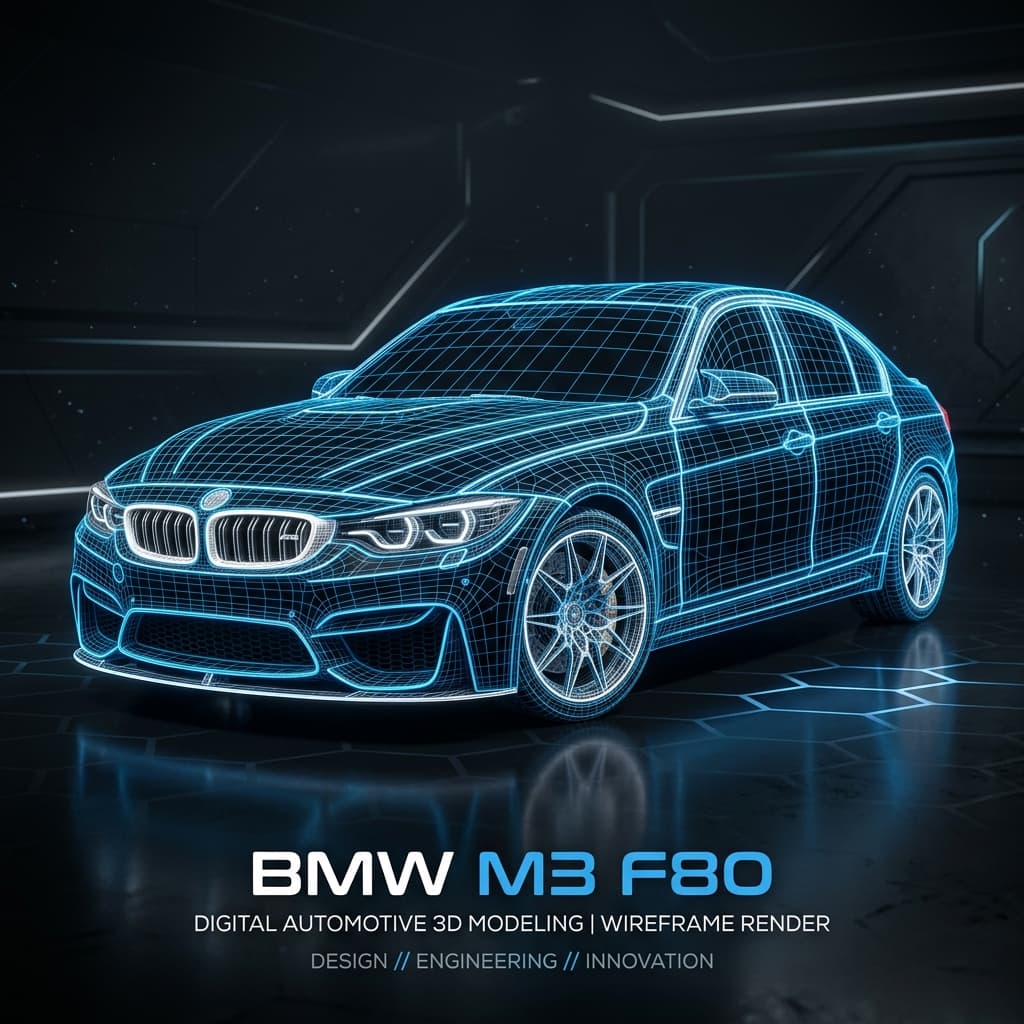 BMW 3D Wireframe